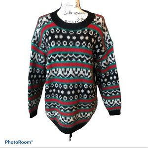 Knit Knit Mohair Christmas Holiday sweater